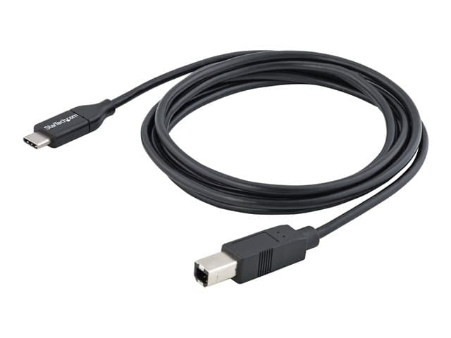 STARTECH.COM - StarTech 2m 6ft USB C to USB B Cable - USB 2.0 - USB Type C Printer Cable M/M - USB 2.0 Type-C to Type-B Cable (USB2CB2M) - USB-C cable - USB-C to USB Type B - 2 m