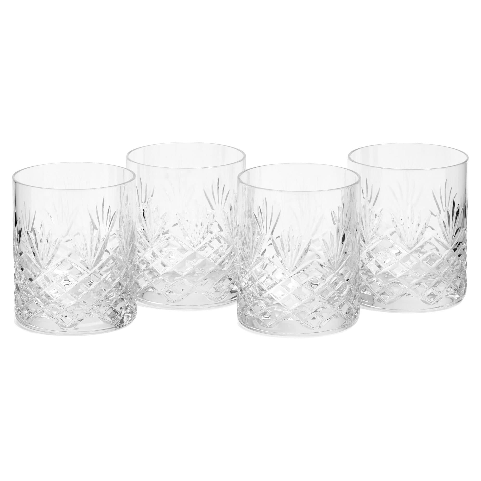 Highgate Double Old Fashioned Tumbler Glass, Set of Four