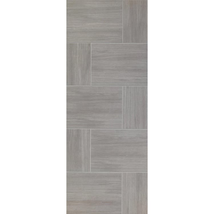 XL Joinery Internal Grey Woodgrain Laminate Door