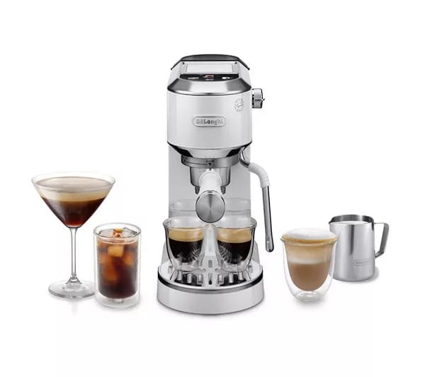 DELONGHI Dedica Duo EC890.W Coffee Machine - White