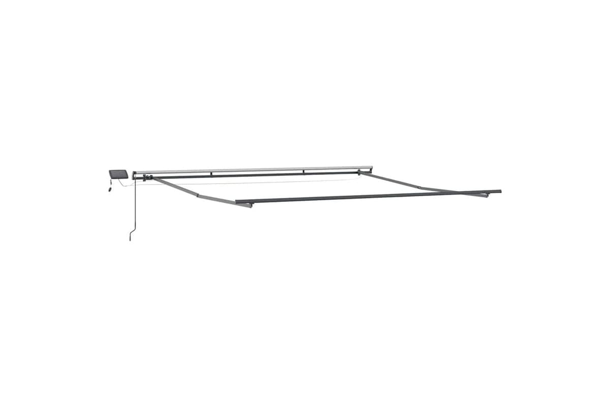Vidaxl Awning With Manual Anthracite 5 X 35 M Metal