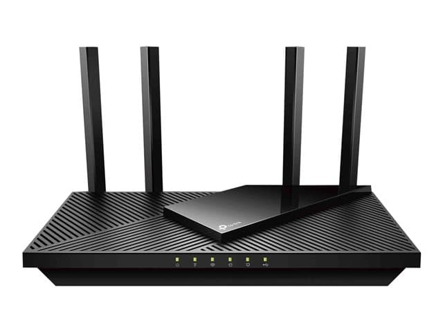 TP-LINK - Archer AX55 Pro V1 - Wireless router 5-port switch - 1GbE - WAN ports: 2 - Wi-Fi 6 - Dual Band