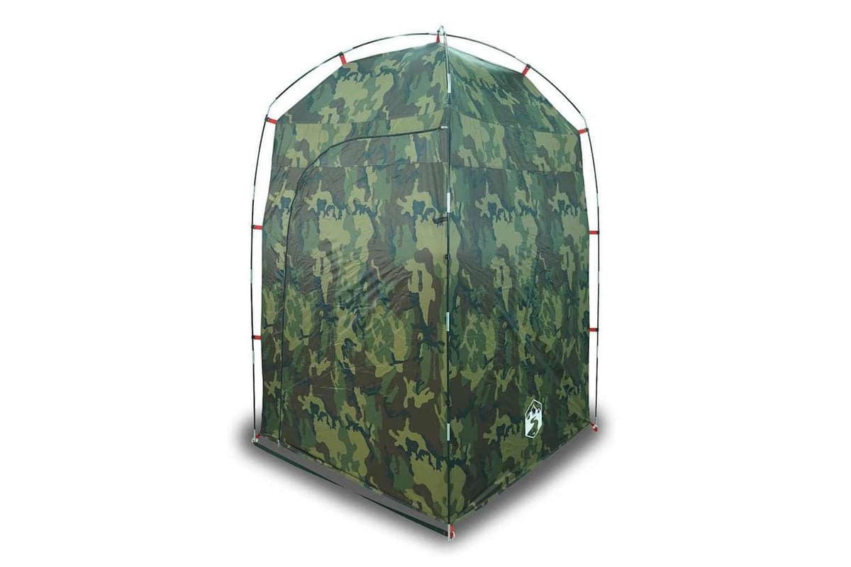 Vidaxl Shower Tent Camouflage Waterproof