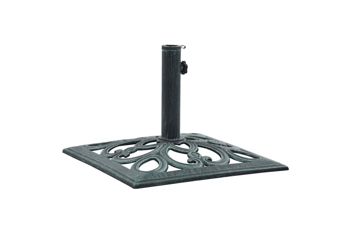 vidaXL 47866 Umbrella Base Green 12 Kg 49cm Cast Iron