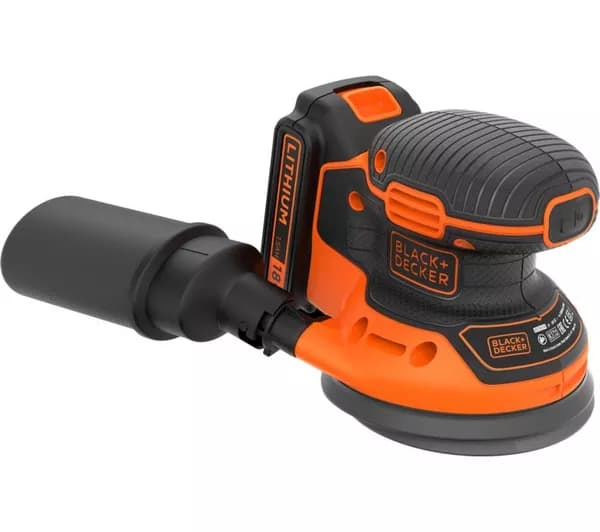 BLACK + DECKER BDCROS18-GB Cordless Random Orbital Sander & 18 V 1.5 Ah Battery