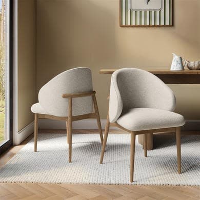 Kori Upholstered Curved Dining Chair