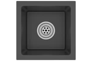 Vidaxl 51499 Handmade Kitchen Sink Black Stainless Steel
