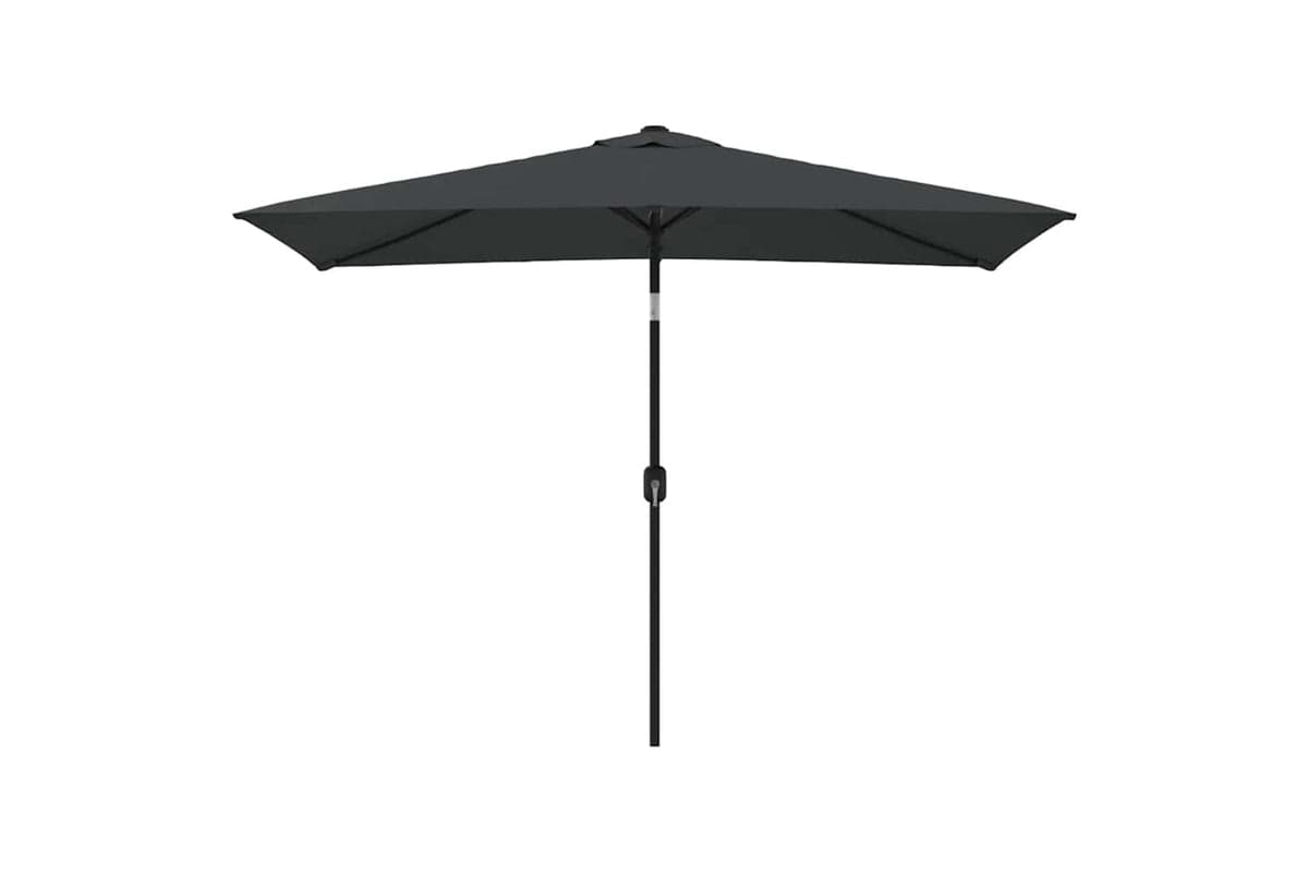 Vidaxl Garden Parasol With Metal Pole 300x200 Cm Anthracite