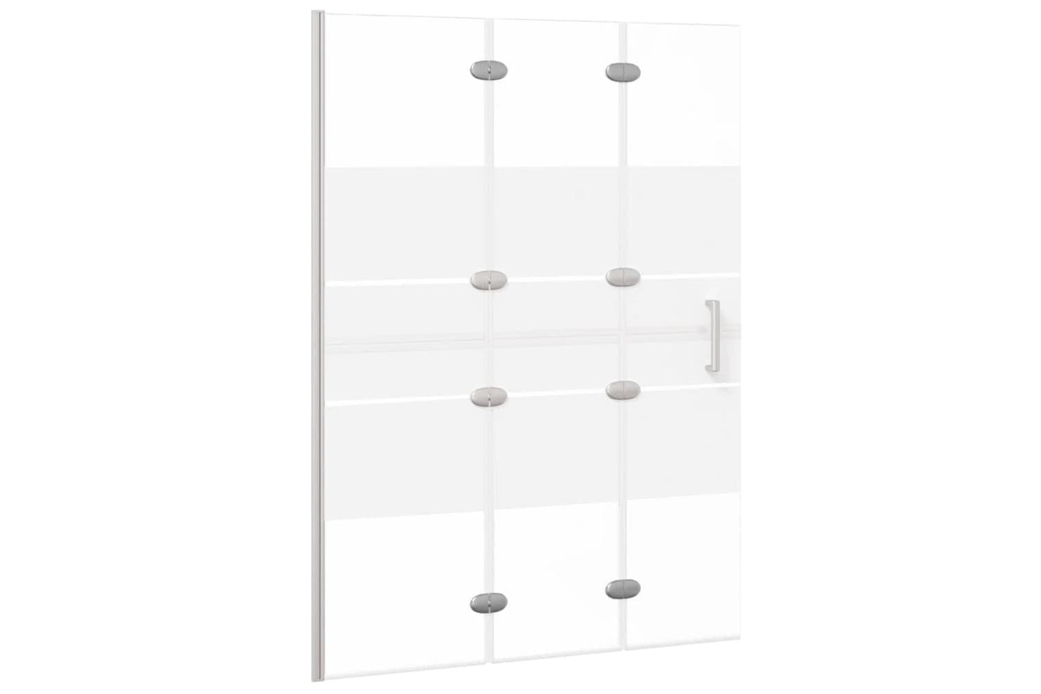 vidaXL 150738 Folding Shower Enclosure Esg 100x140cm White