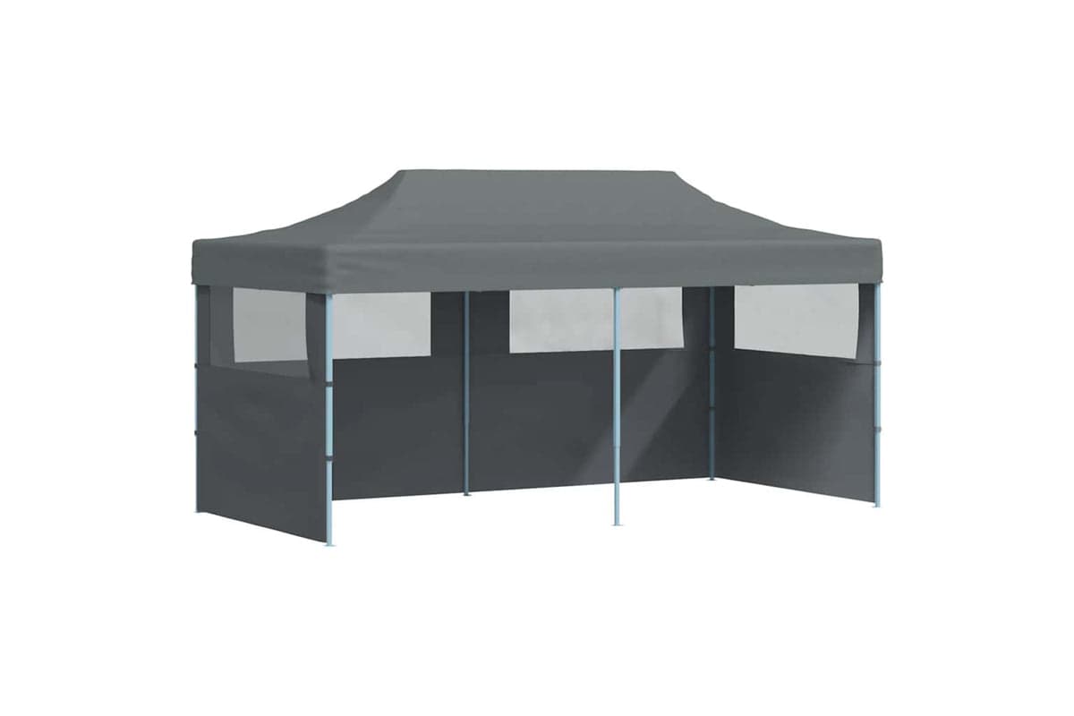 Vidaxl 44966 Folding Pop-up Partytent With Sidewalls 3x6 M Anthracite