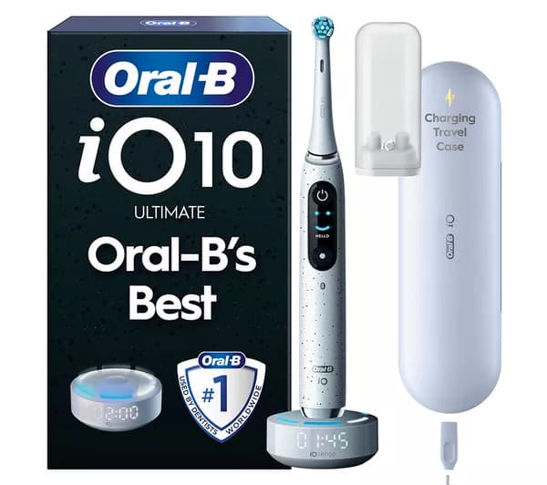 ORAL-B iO Series 10 Electric Toothbrush - Stardust White