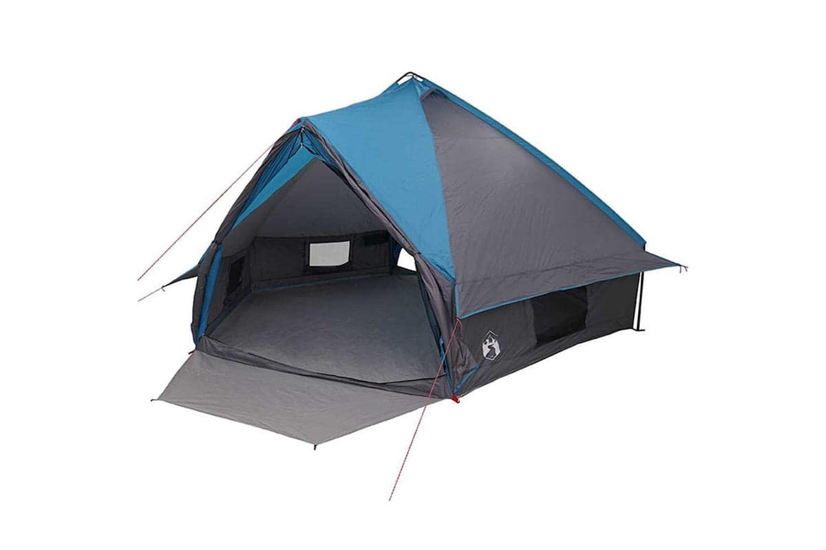 Vidaxl Teepee Tent With Roof Blue And Grey 567 X 470 X 242 Cm