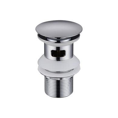 ONLY OPENED - Chrome Click Clack Slotted Basin Waste - Better Bathrooms