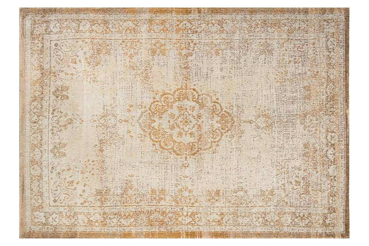 Louis De Poortere | Medallion Eco Rug | Yellow | 200 x 280 cm