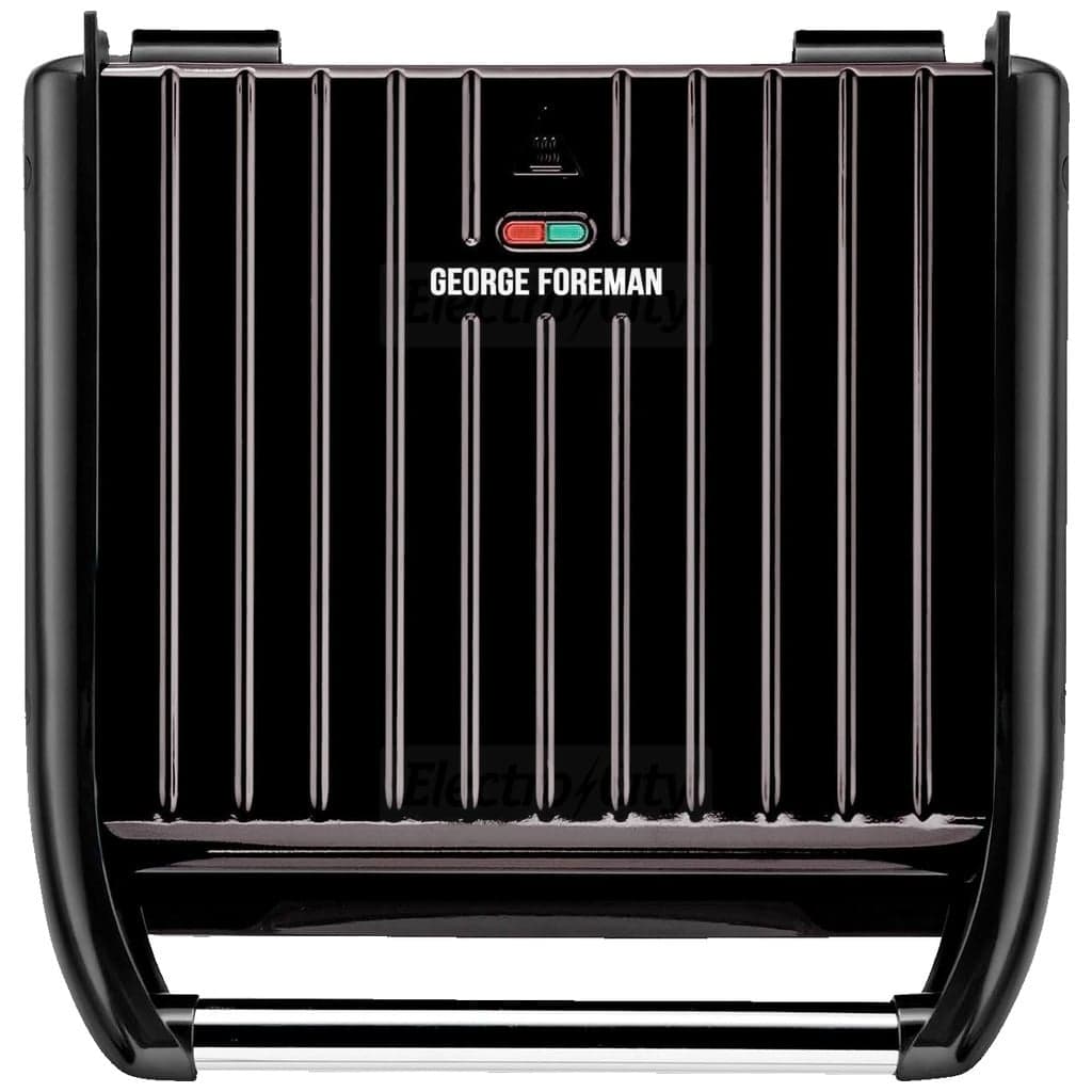 George Foreman Large Steel Entertaining Grill | Black