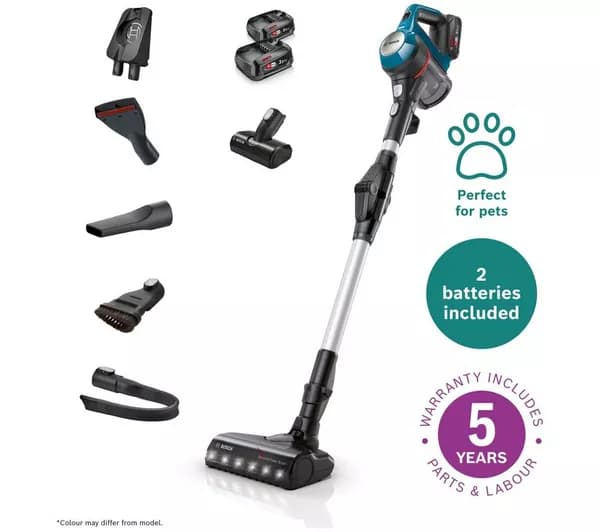 BOSCH Unlimited 7 BCS712LGB Dual Battery Cordless Vacuum Cleaner - Blue