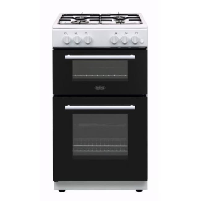 BELLING 50CM TWIN CAVITY LPG GAS COOKER - White | BFSG51TCWHLPG