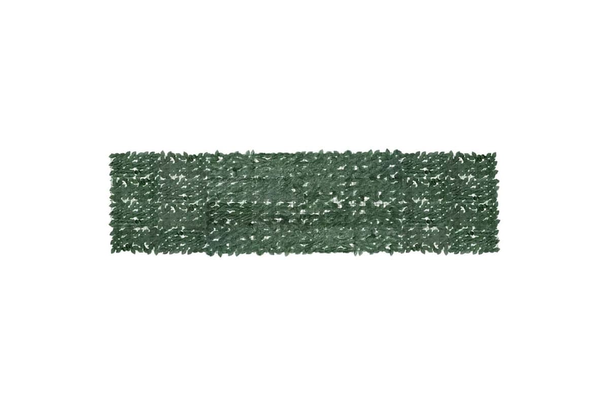 vidaXL 315488 Balcony Screen With Dark Green Leaves 400x100cm