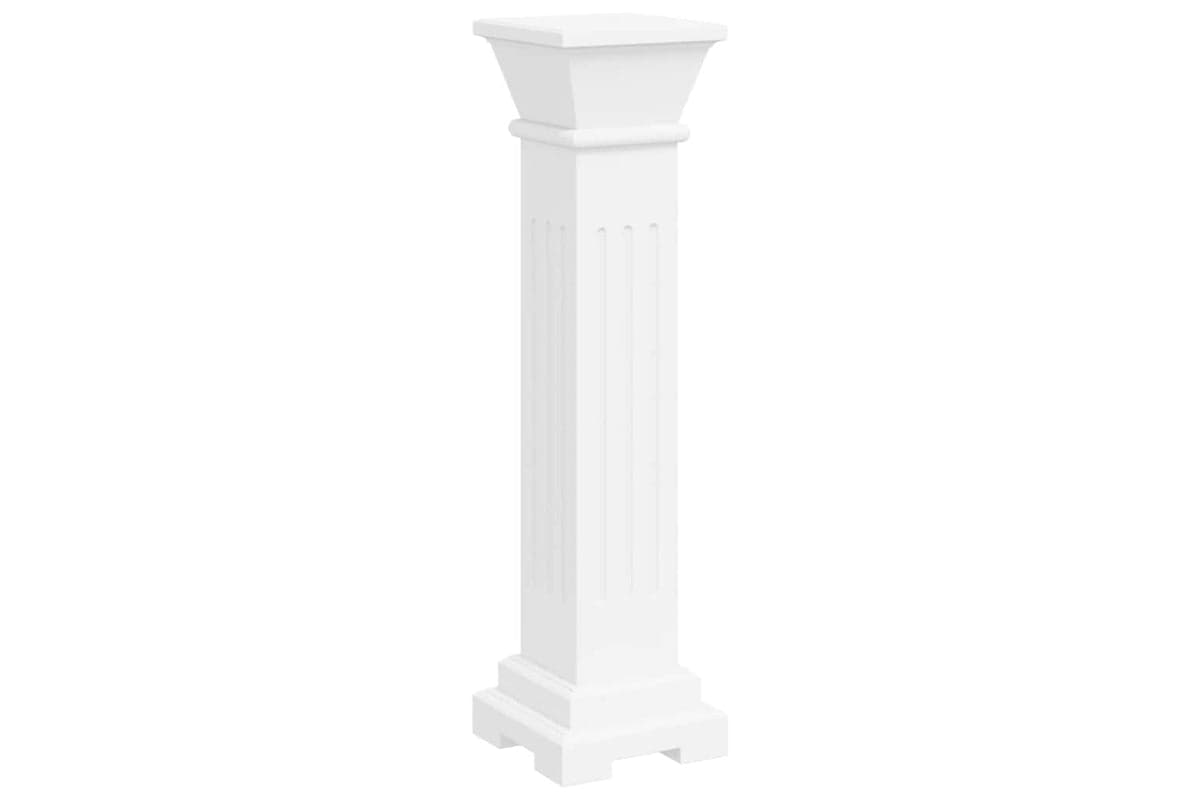 Vidaxl 241849 Classic Square Pillar Plant Stand Mdf