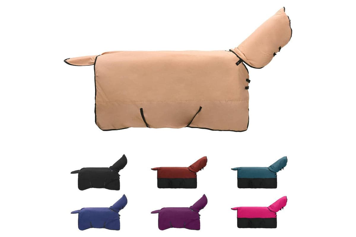 Vidaxl Horse Blanket Cappuccino 75 Cm Polyester