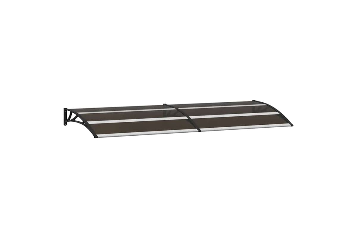Vidaxl Door Canopy Black 240x75 Cm Pc
