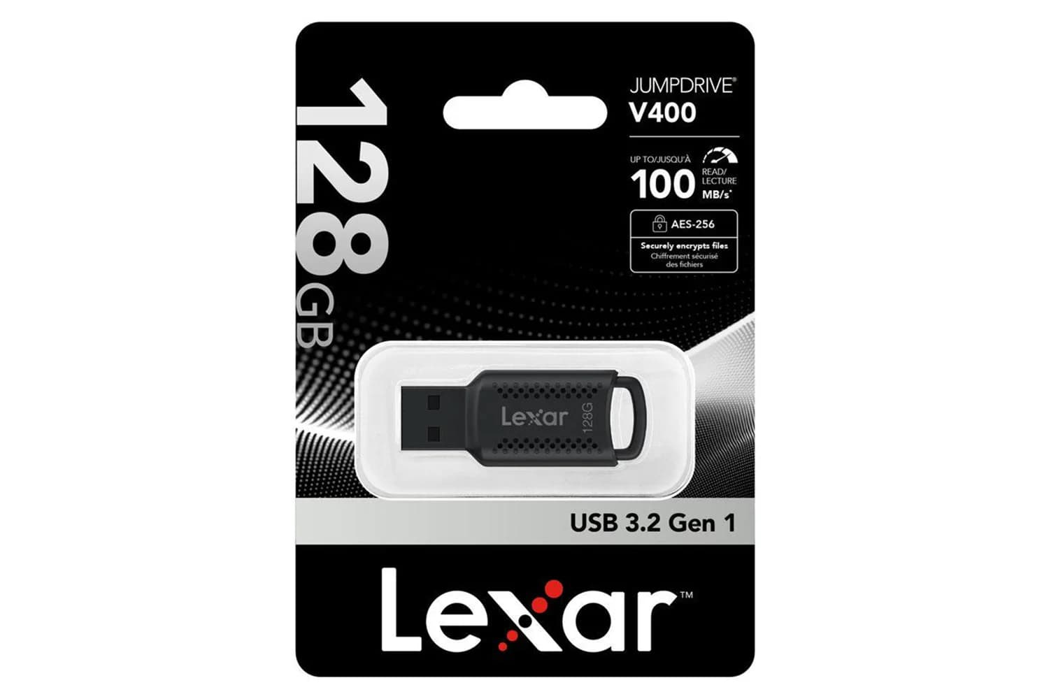 Lexar Jumpdrive V400 USB 30 Flash Drive | 128GB