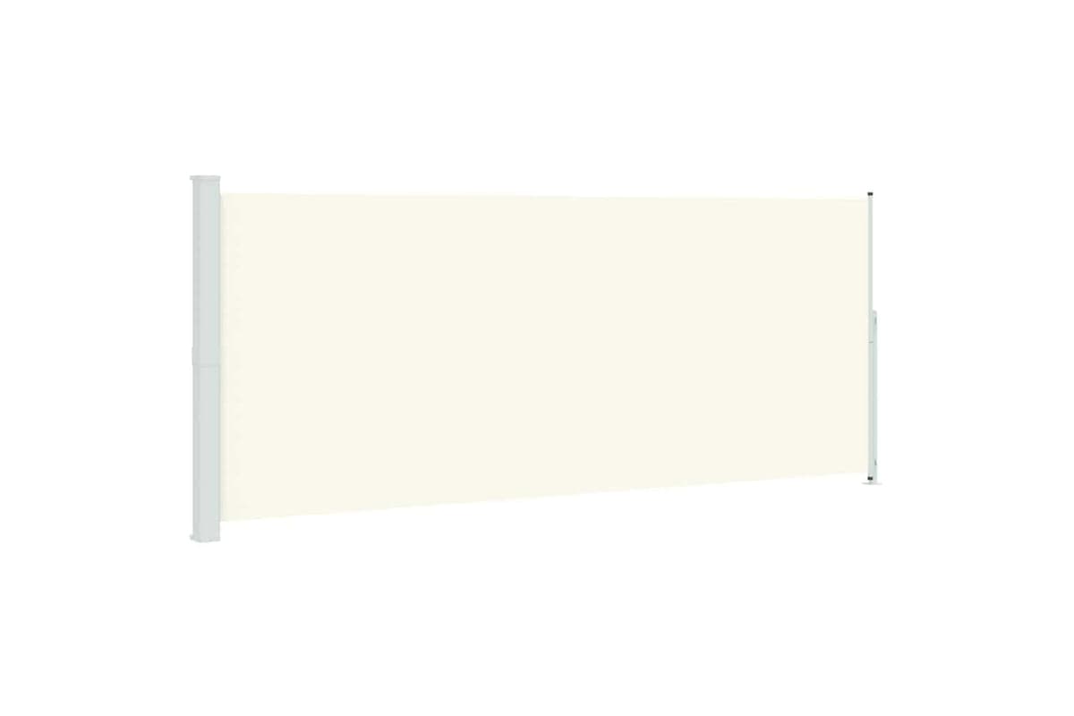 vidaXL 313418 Patio Retractable Side Awning 200x500cm Cream