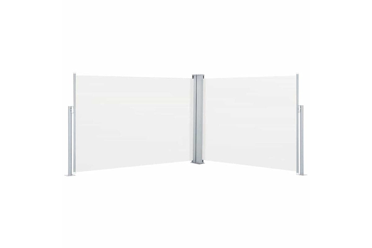 vidaXL 48479 Retractable Side Awning Cream 120x1000cm