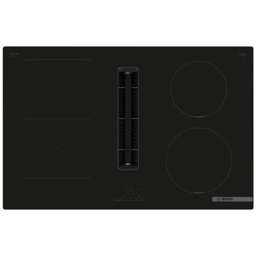 BOSCH SERIES 4 INDUCTION HOB WITH INTEGRATED VENTILATION SYSTEM 80 CM SURFACE MOUNT WITHOUT FRAME