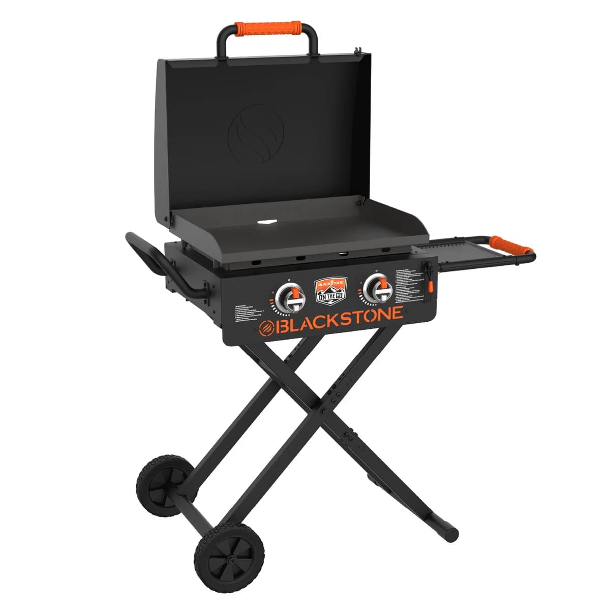 Blackstone On The Go 22" Omnivore Gas Griddle with Hood and Flexfold Legs - Black | 257-2350DK