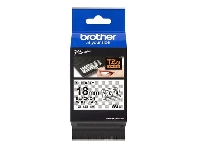 BROTHER - TZE-SE4 BLACK ON WHITE