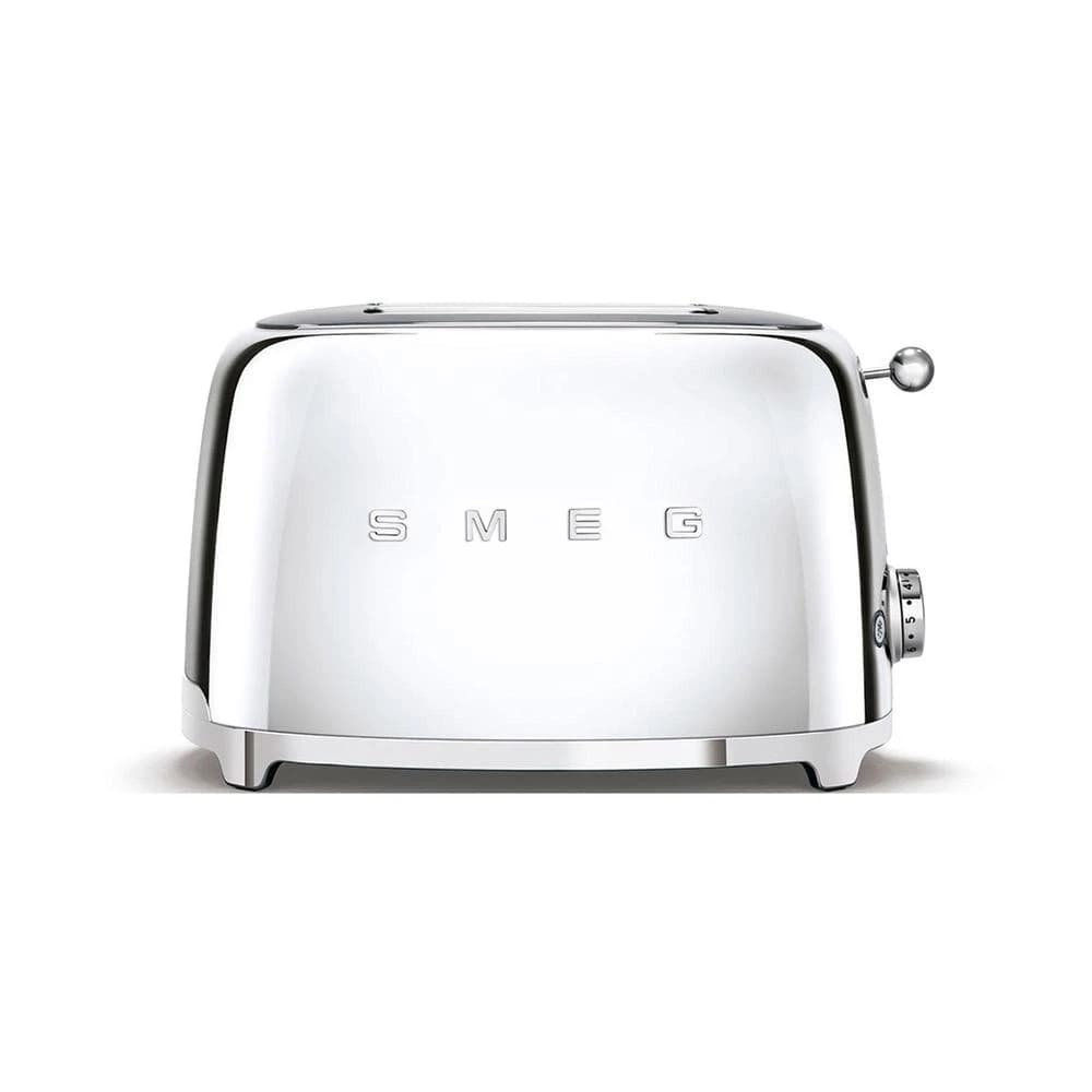 Smeg TSF01SSUK 50's Retro Style Aesthetic 2 Slice Toaster – Silver