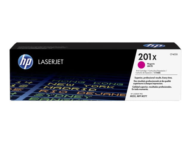 HP - 201X - High Yield - magenta - original - LaserJet - toner cartridge (CF403X)