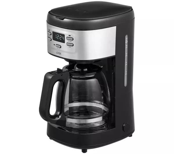 LOGIK L12DCB26 Filter Coffee Machine - Black & Stainless Steel