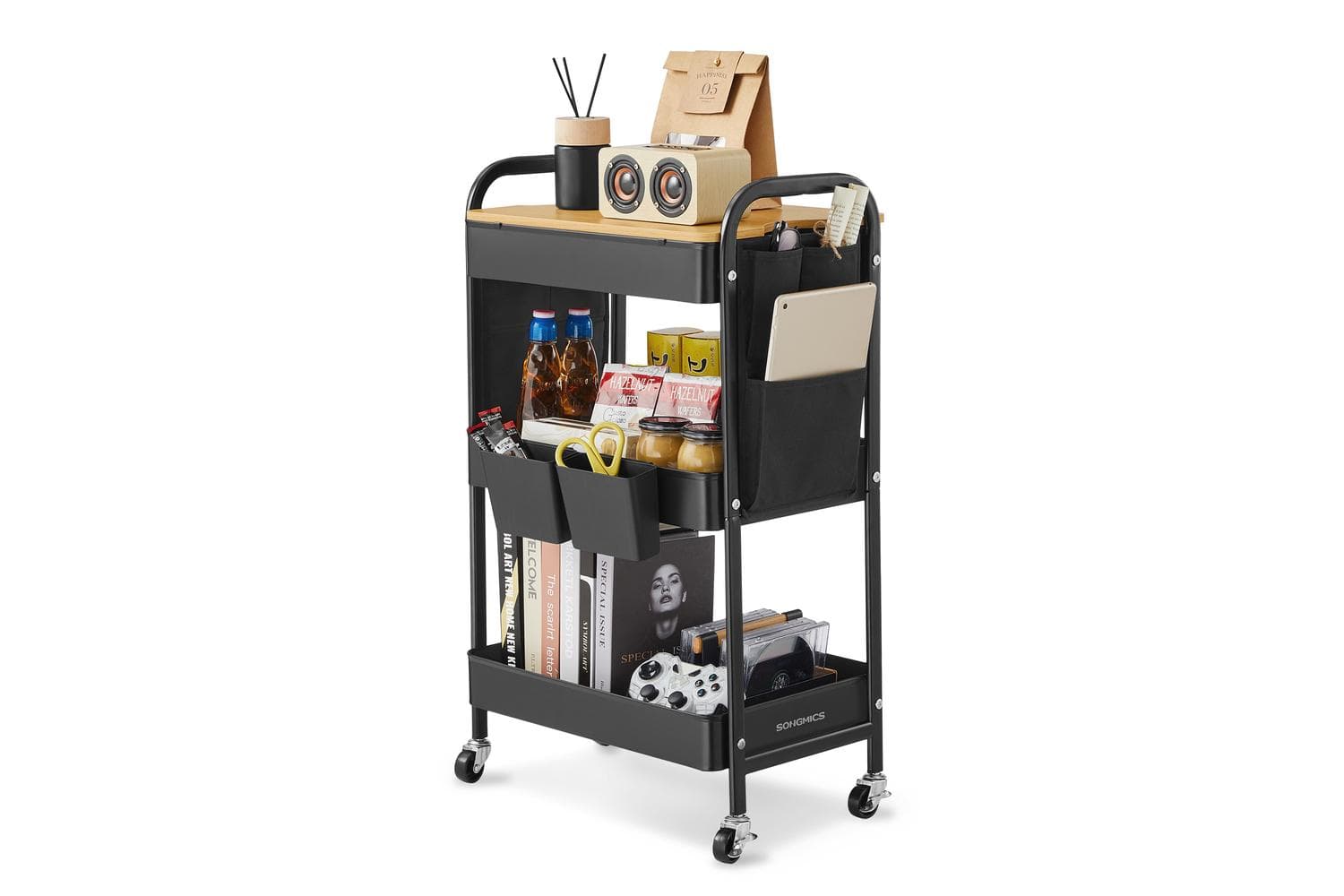 Storage Cart | Trolley | Steel And Mdf