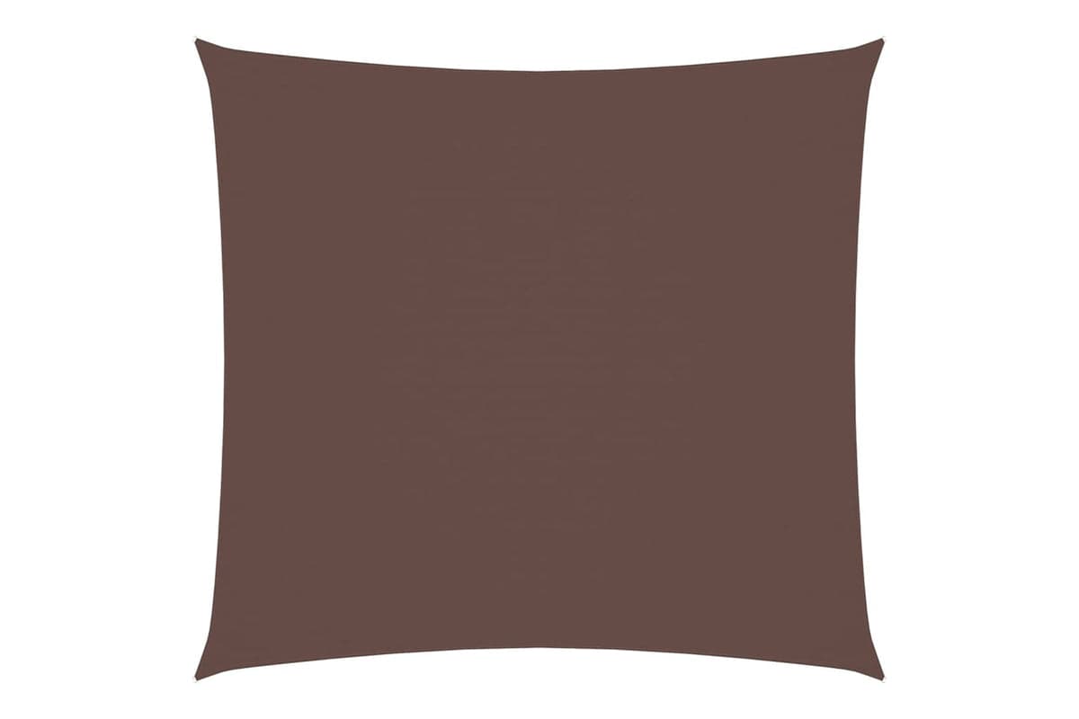 Vidaxl 135803 Sunshade Sail Oxford Fabric Square 7x7 M Brown