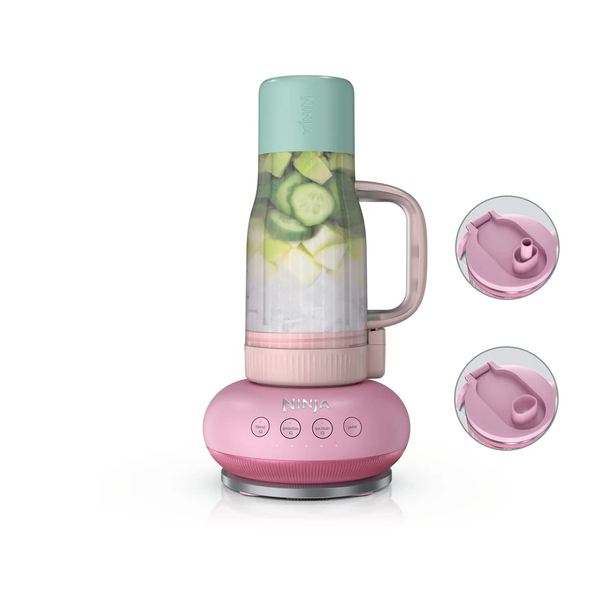 Ninja BlendBOSS Tumbler Blender 710ml Pink Peppercorn | DB351UKPK1BRN