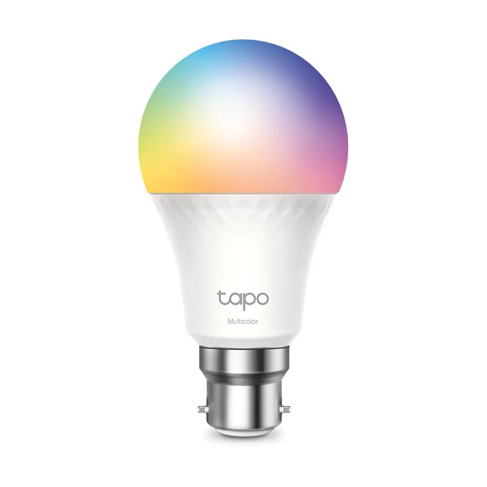 Tapo L535B Smart Wi-Fi Light Bulb, Multicolour, B22 | Tapo L535B
