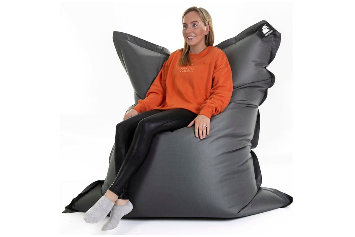 Elephant Jumbo Classic Nylon Bean Bag | Smoke Grey