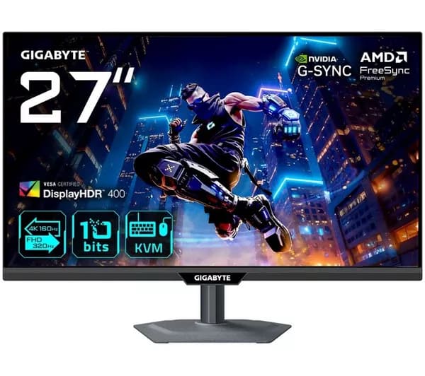 GIGABYTE M27UP 4K Ultra HD 27" LED Gaming Monitor - Black