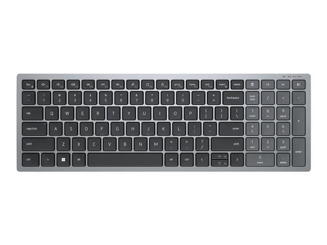 DELL - KB740 - keyboard - compact, multi device - QWERTY - UK - titan grey Input Device