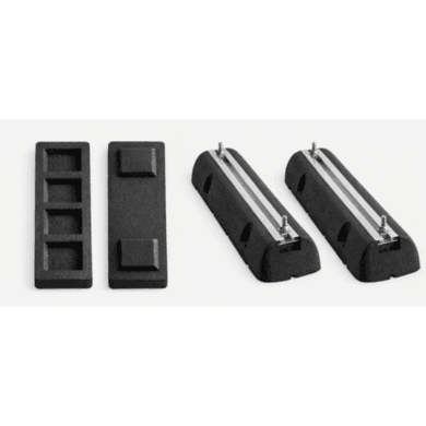Bundle of 1 set of Rubber Floor Stand ACBFS600AR & 1 set of Base ACBFS600ARBase 600mm Length 145mm Height in total – For Air Conditioners & Heat Pumps up to 400 kg
