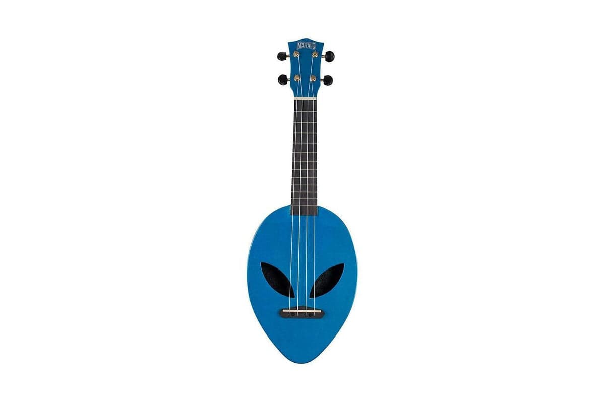 Mahalo Mc1al/mbu Ukulele "alien" With Bag Metallic Blue