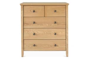 Ezra Chest Of Drawer | 5 Drawer | Ash