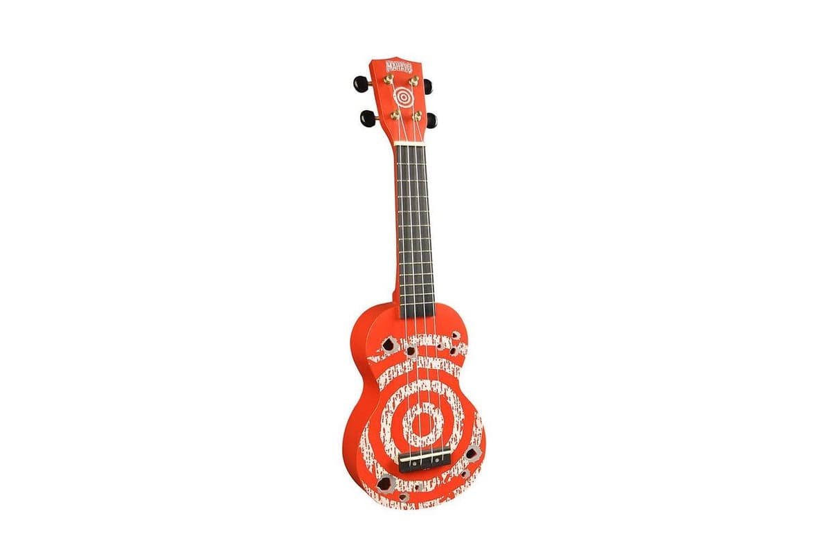 Mahalo Md1ta/rd Soprano Ukulele "target" With Bag Red
