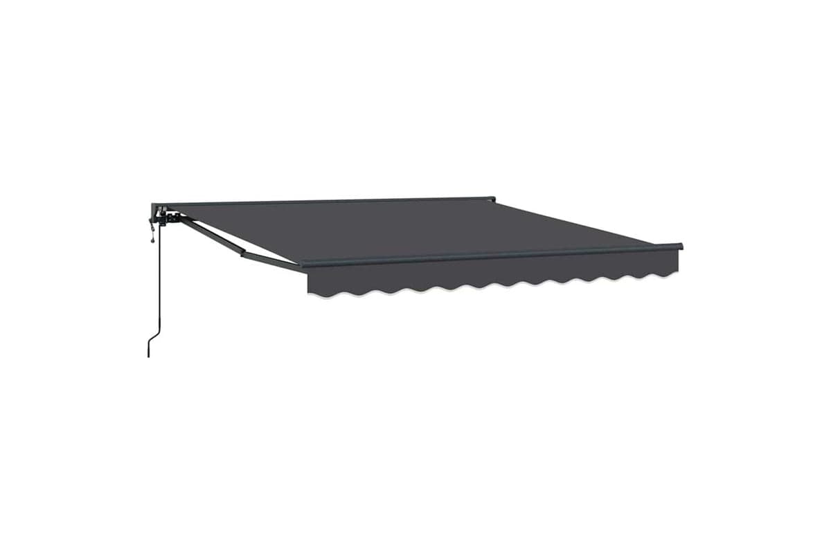 Vidaxl Retractable Awning Anthracite 300x250 Cm Fabric