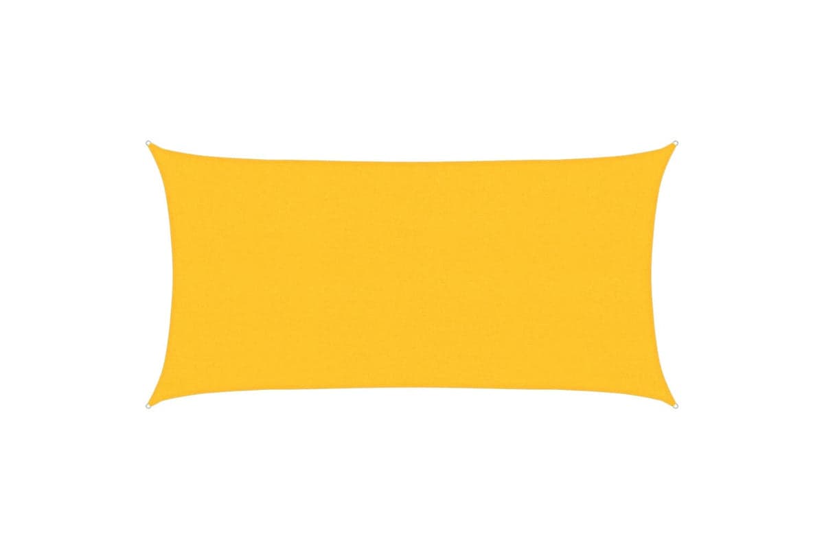 Vidaxl 311565 Sunshade Sail Yellow 2.5x4.5 M Hdpe