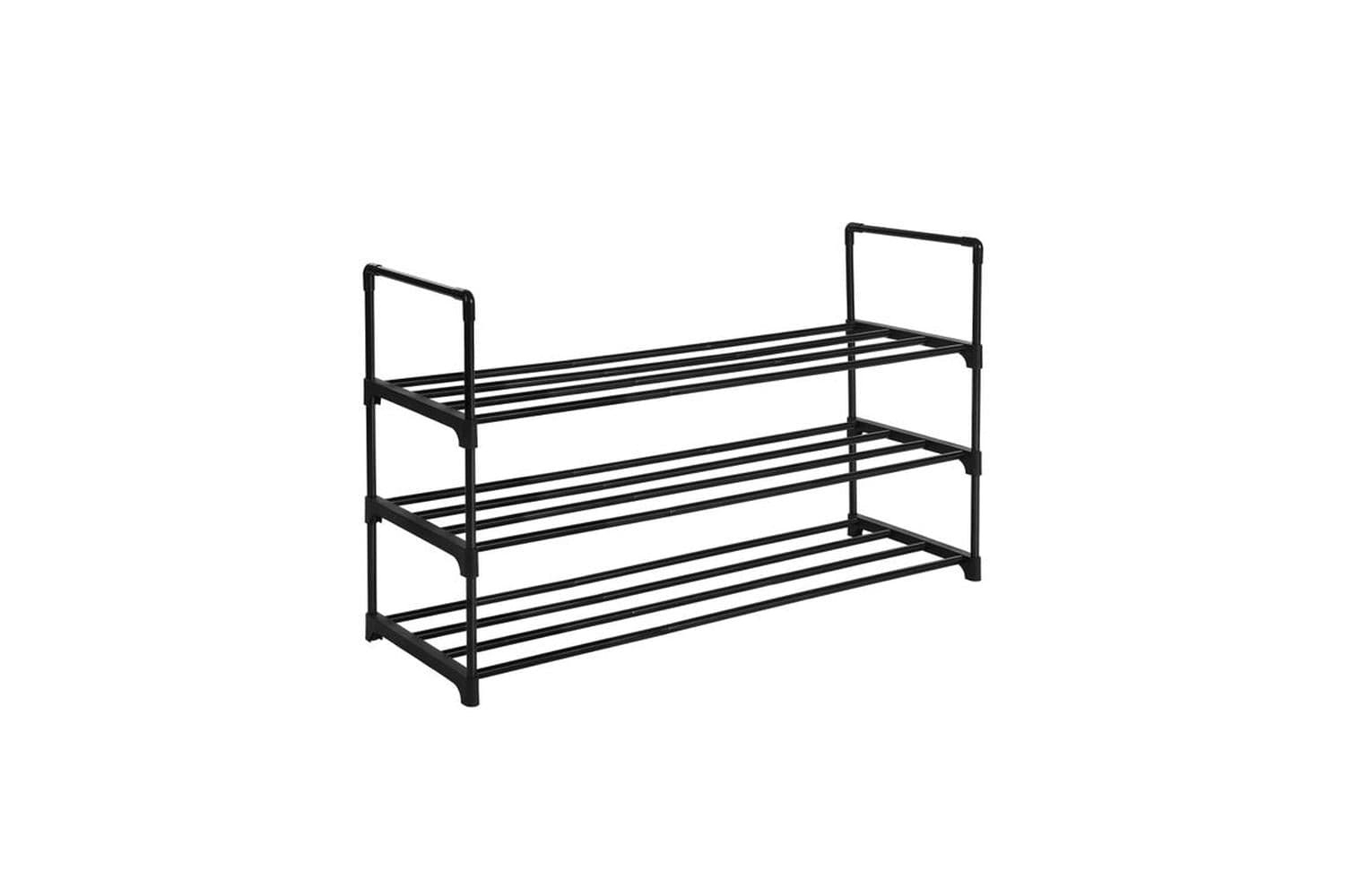 Songmics LSA303B02 Shoe Rack with 3 Shelves | Black