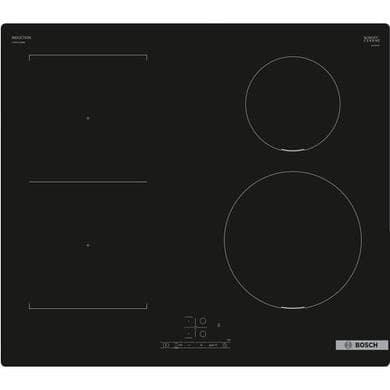 Refurbished Bosch Serie 4 PWP611BB5B Touch Control 60cm 4 Zone Induction Hob Black
