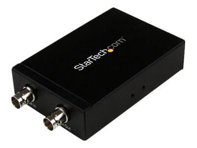 STARTECH.COM - StarTech SDI to HDMI Converter - 3G SDI to HDMI Adapter with SDI Loop Through Output - SDI to HDMI Audio/Video Adapter - 755ft (230m) (SDI2HD) - video converter - black